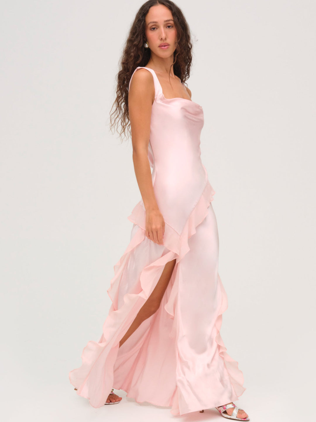 For Love and Lemons - Sawyer Maxi Dress - Baby Pink