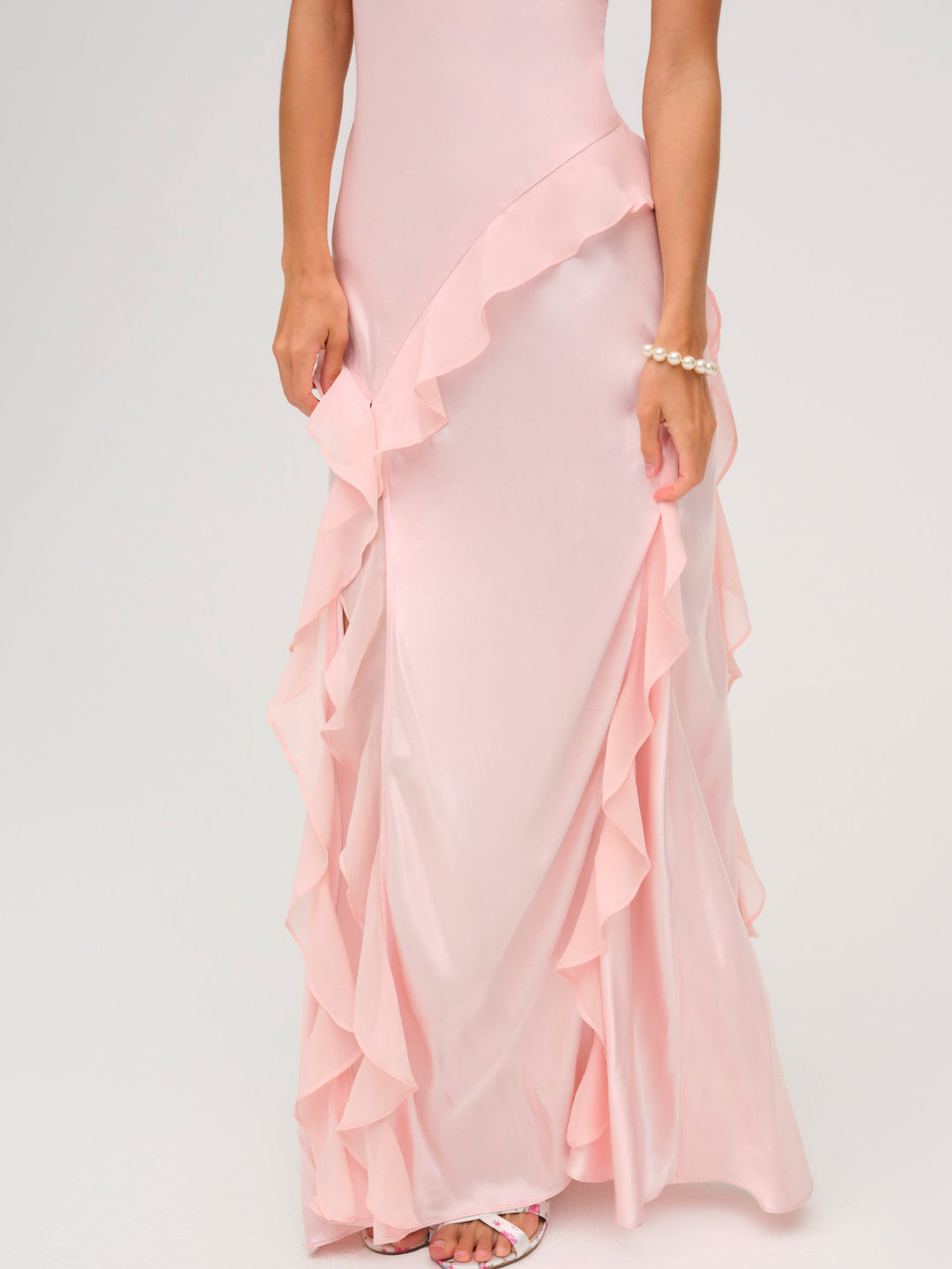 For Love and Lemons - Sawyer Maxi Dress - Baby Pink