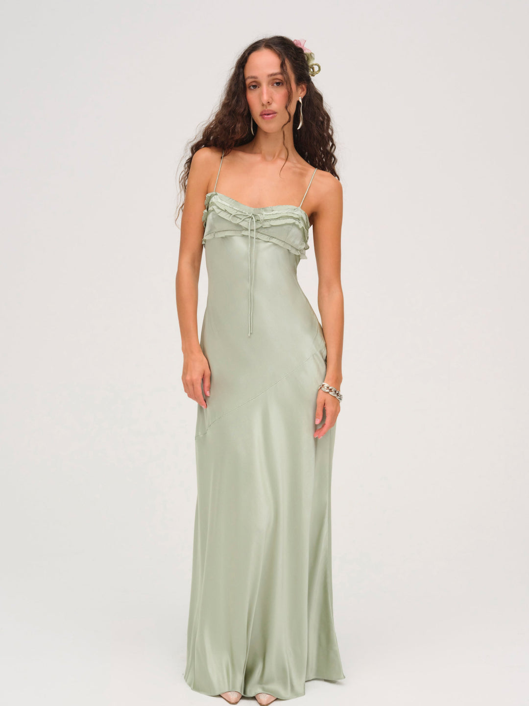 For Love and Lemons - Natalie Maxi Dress - Desert Sage