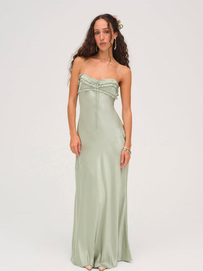 For Love and Lemons - Natalie Maxi Dress - Desert Sage