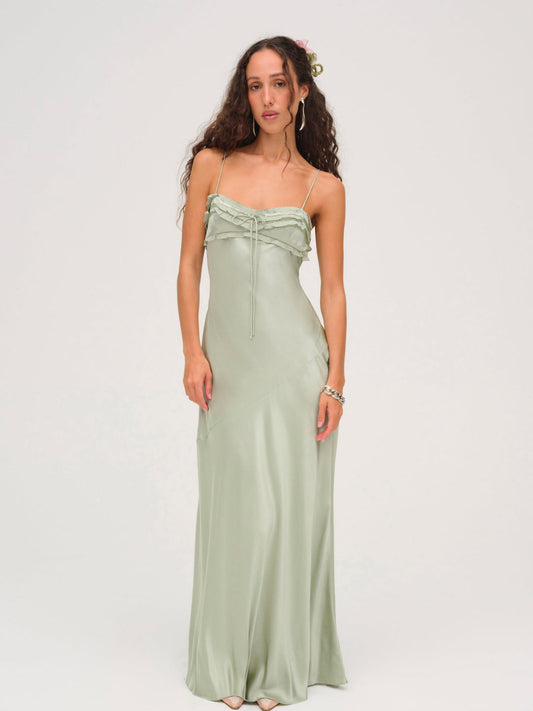 For Love and Lemons - Natalie Maxi Dress - Desert Sage