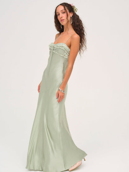 For Love and Lemons - Natalie Maxi Dress - Desert Sage