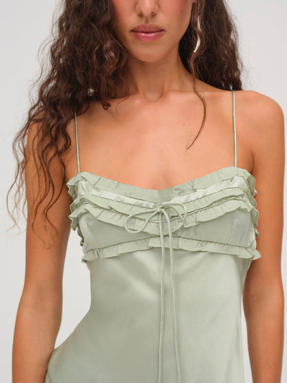 For Love and Lemons - Natalie Maxi Dress - Desert Sage
