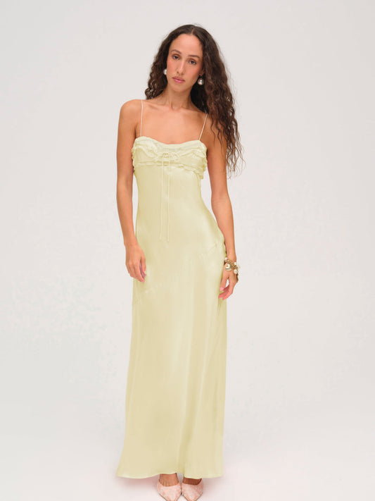 For Love and Lemons - Natalie Maxi Dress - Yellow