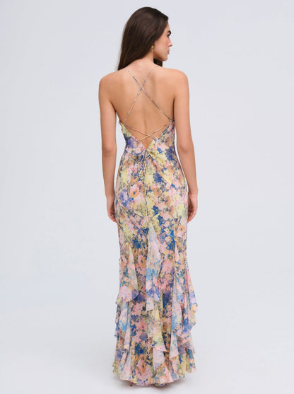 For Love and Lemons - Elea Maxi Dress - Pink