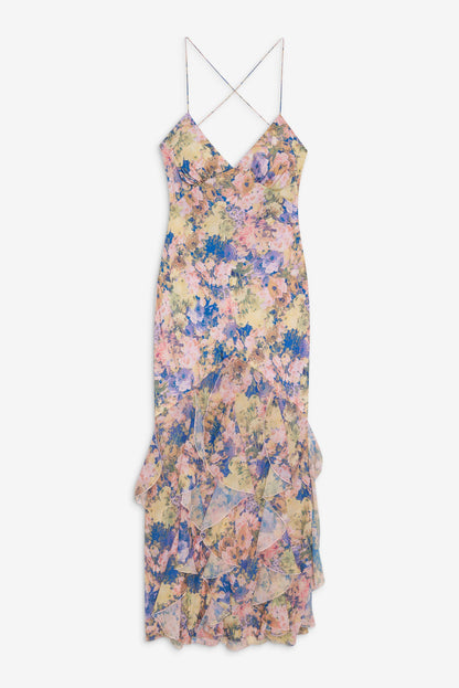 For Love and Lemons - Elea Maxi Dress - Pink
