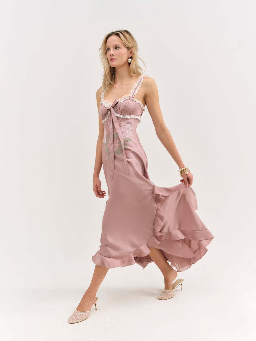 For Love and Lemons - Chelsea Maxi Dress - Mauve