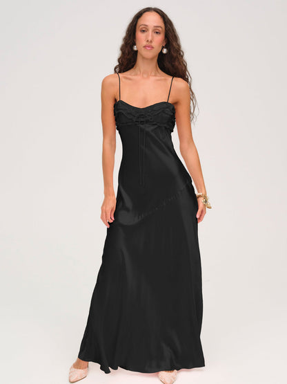 For Love and Lemons - Natalie Maxi Dress - Black