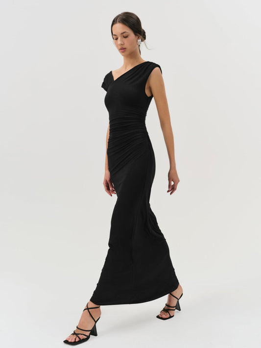 For Love and Lemons - Genesis Maxi Dress - Black