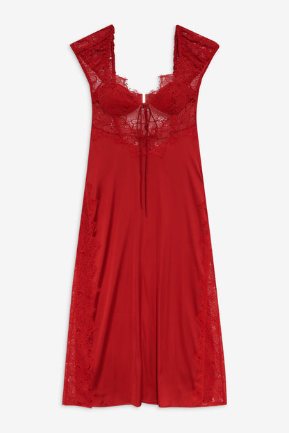 For Love and Lemons - Casey Maxi Dress - Red