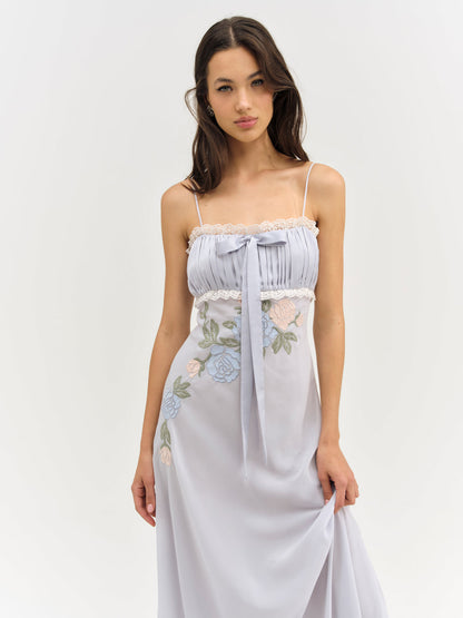For Love and Lemons - Jasmine Maxi Dress - Blue