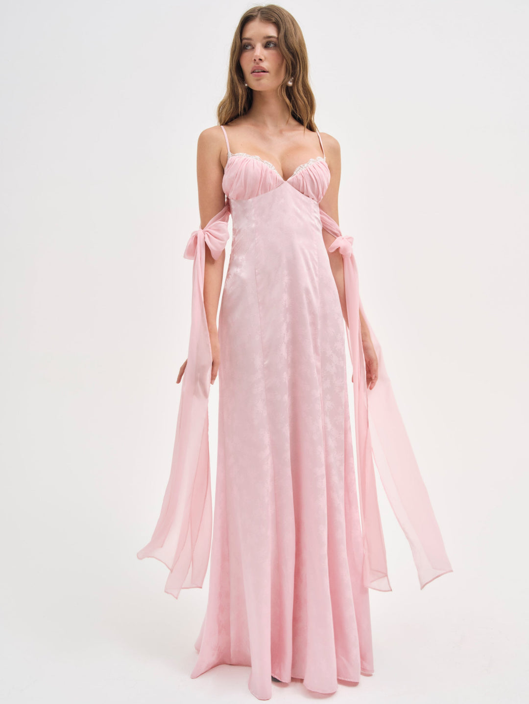 For Love and Lemons - Sheila Maxi Dress - Pink