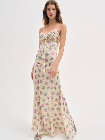 For Love and Lemons - Shannon Maxi Dress - Pink