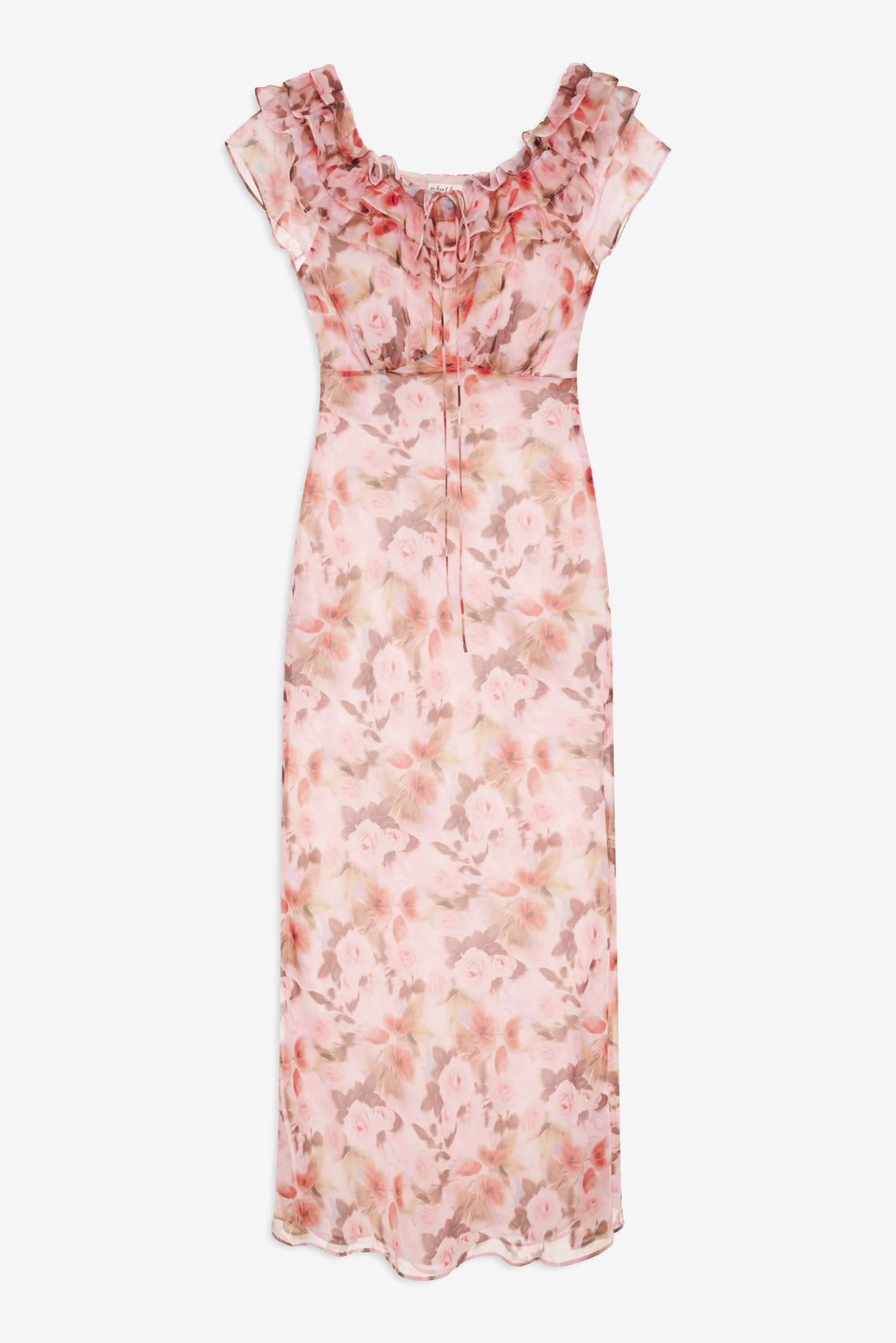 For Love and Lemons - Fallen Floral Maxi Dress - Pink