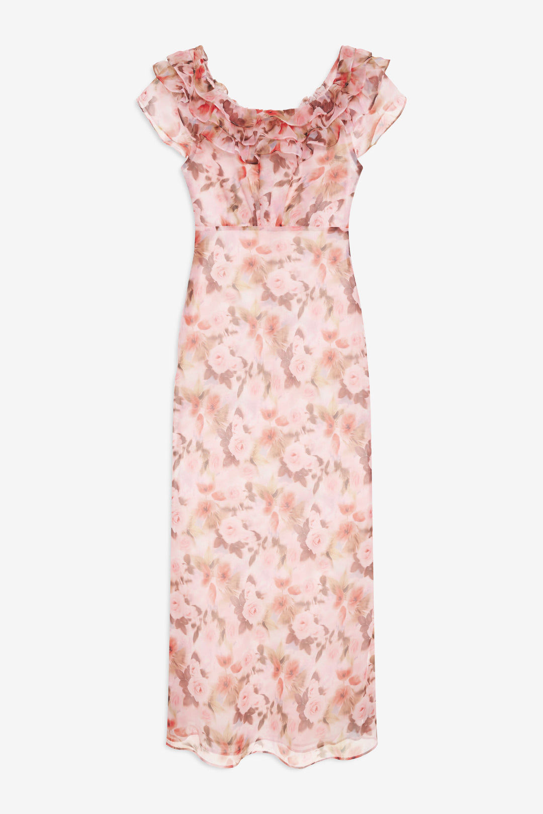 For Love and Lemons - Fallen Floral Maxi Dress - Pink