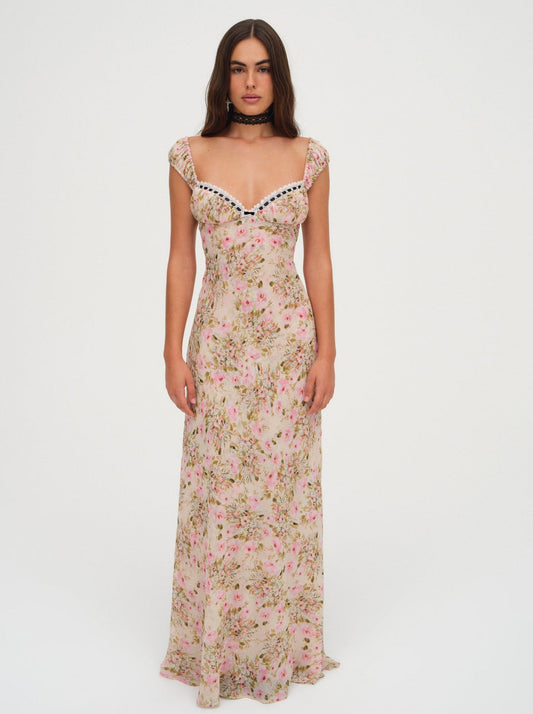 For Love and Lemons - Emmaline Maxi Dress - Yellow