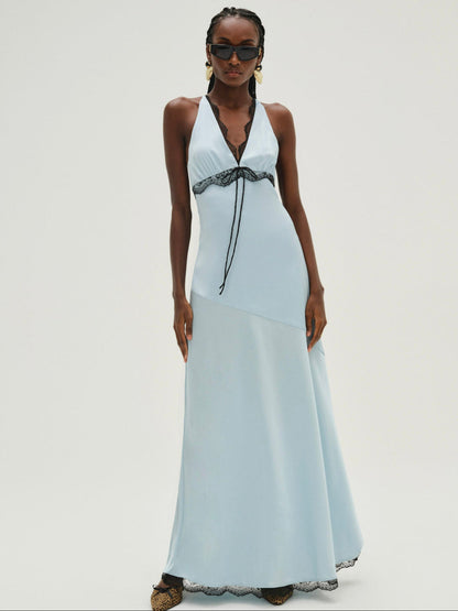 For Love and Lemons - Mariella Maxi Dress - Blue