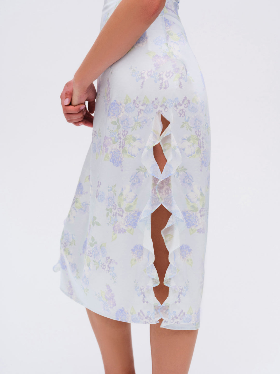 For Love and Lemons - Marisa Midi Dress - Blue