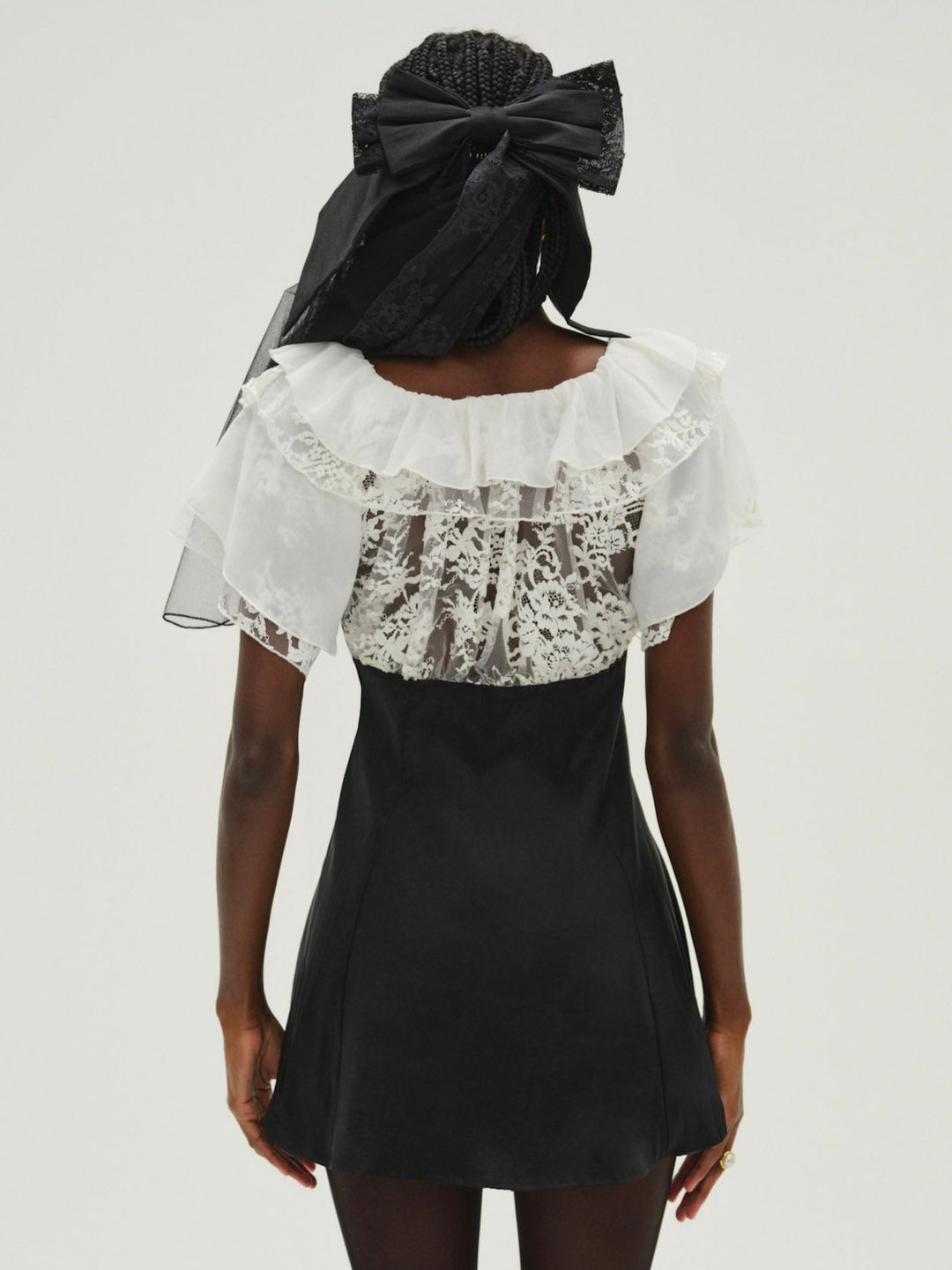 For Love and Lemons - Holiday Lace Mini Dress - White