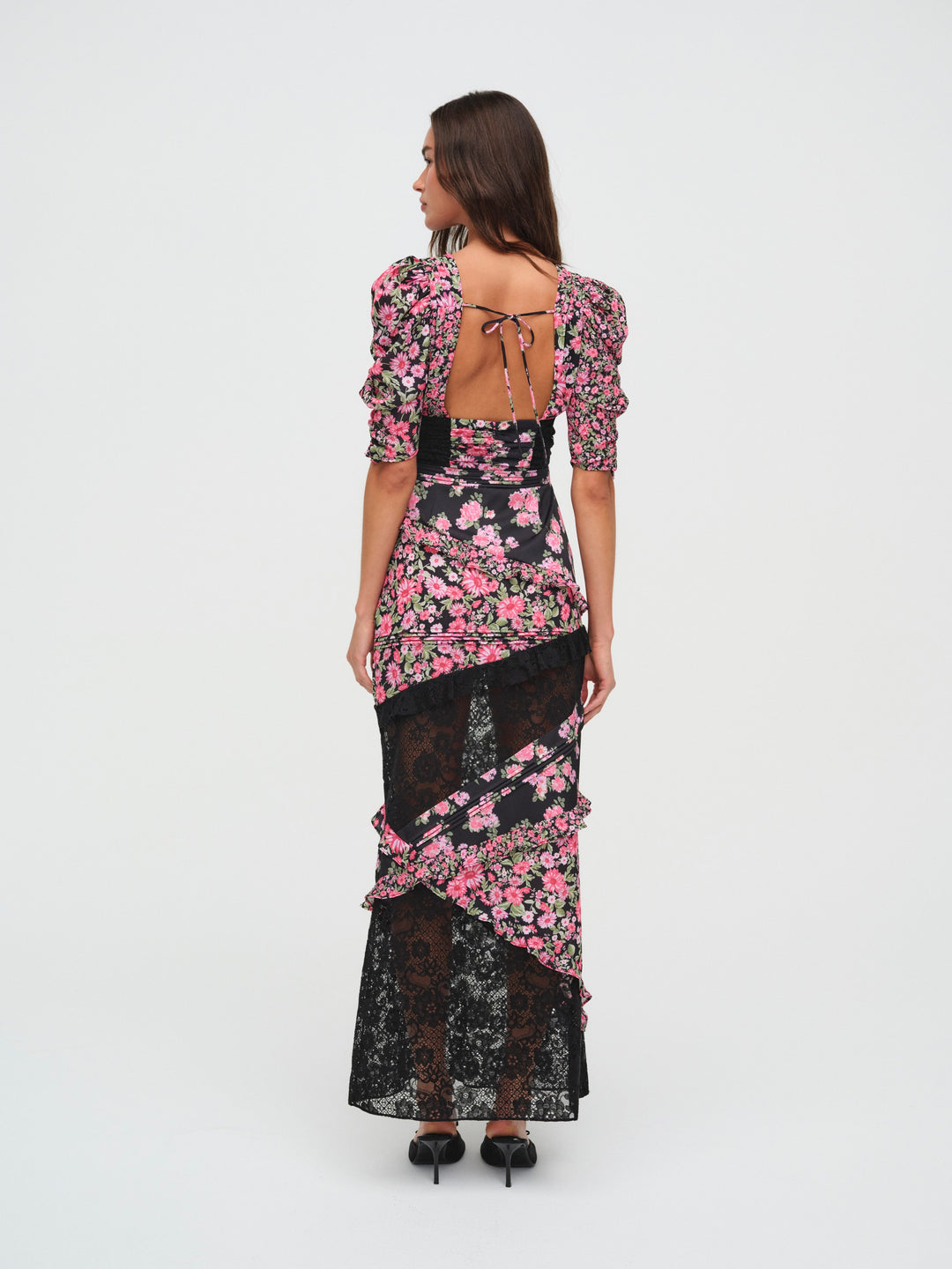 For Love and Lemons - Emalyn Maxi Dress - Black