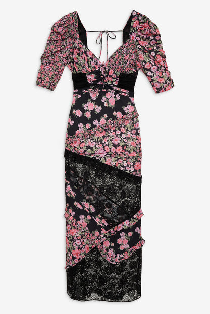 For Love and Lemons - Emalyn Maxi Dress - Black