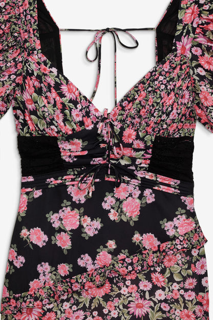 For Love and Lemons - Emalyn Maxi Dress - Black
