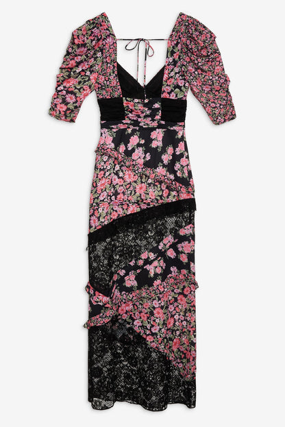 For Love and Lemons - Emalyn Maxi Dress - Black