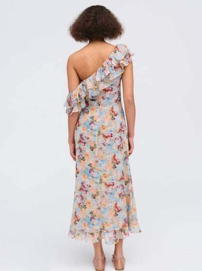 For Love and Lemons - Delphine Midi Dress - Blue