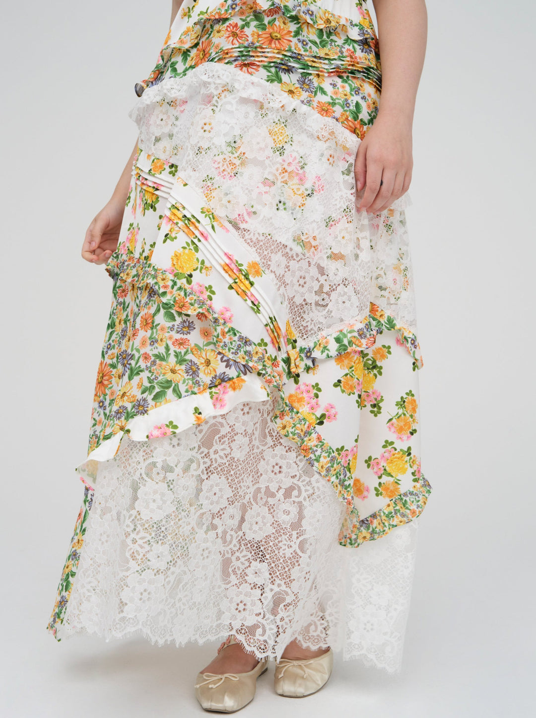 For Love and Lemons - Rosalyn Maxi Dress - Green - Marigold