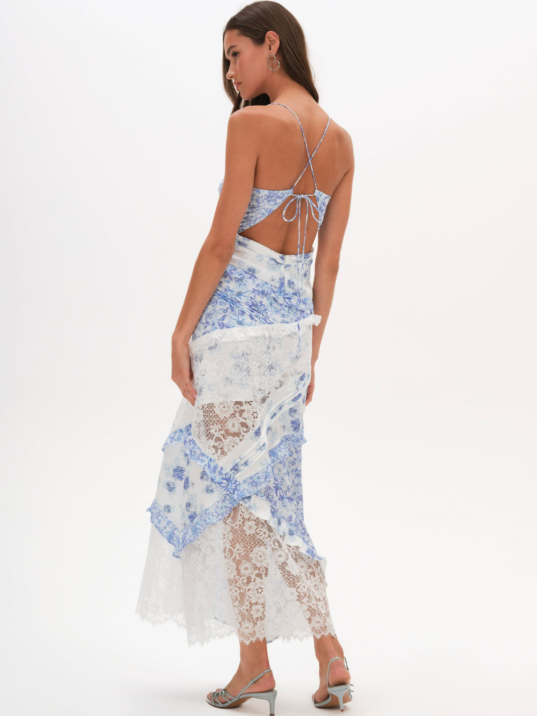 For Love and Lemons - Rosalyn Maxi Dress - Blue