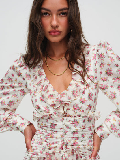 For Love and Lemons - Jayleen Mini Dress - Pink