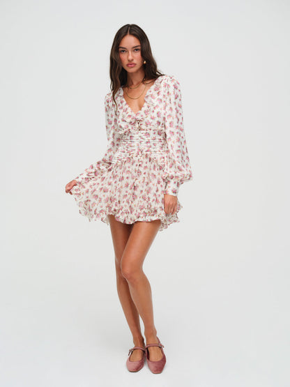 For Love and Lemons - Jayleen Mini Dress - Pink