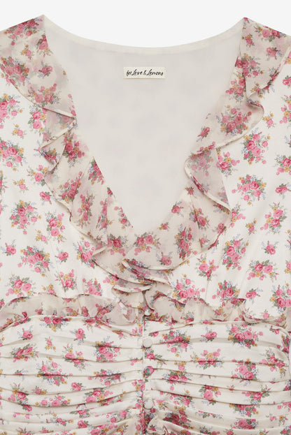 For Love and Lemons - Jayleen Mini Dress - Pink