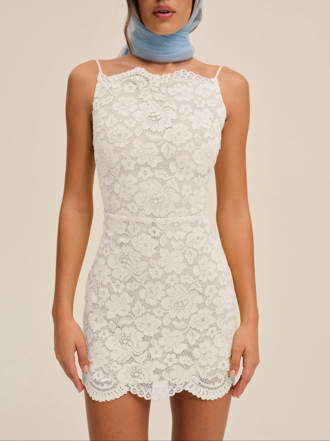 For Love and Lemons - Lakeside Mini Dress - White