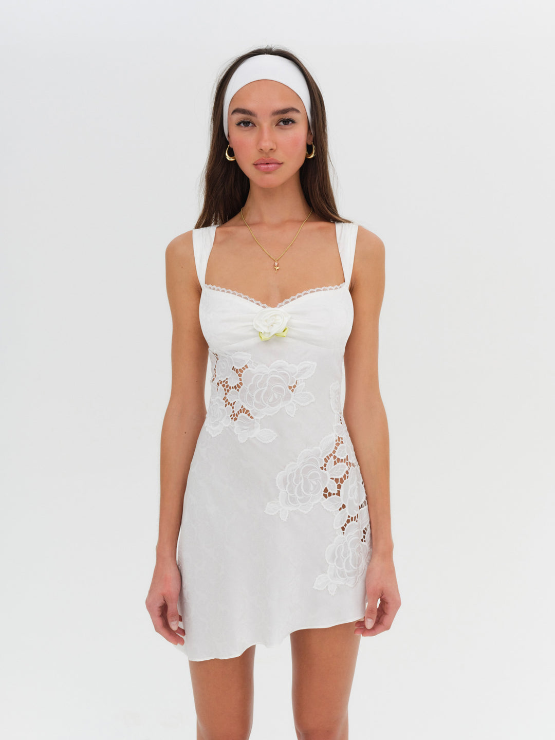 For Love and Lemons - Claudia Mini Dress - White