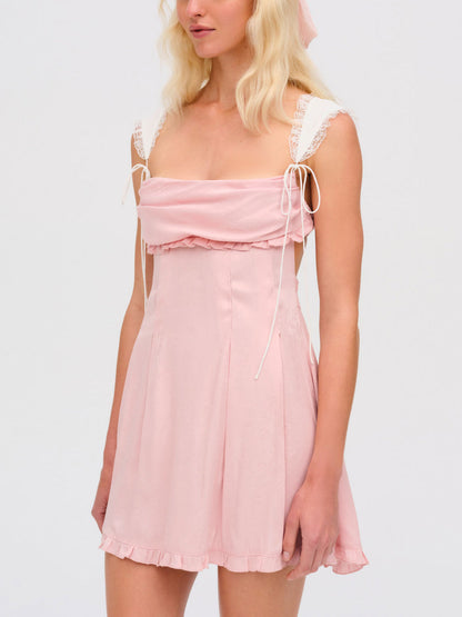For Love and Lemons - Holland Mini Dress - Pink