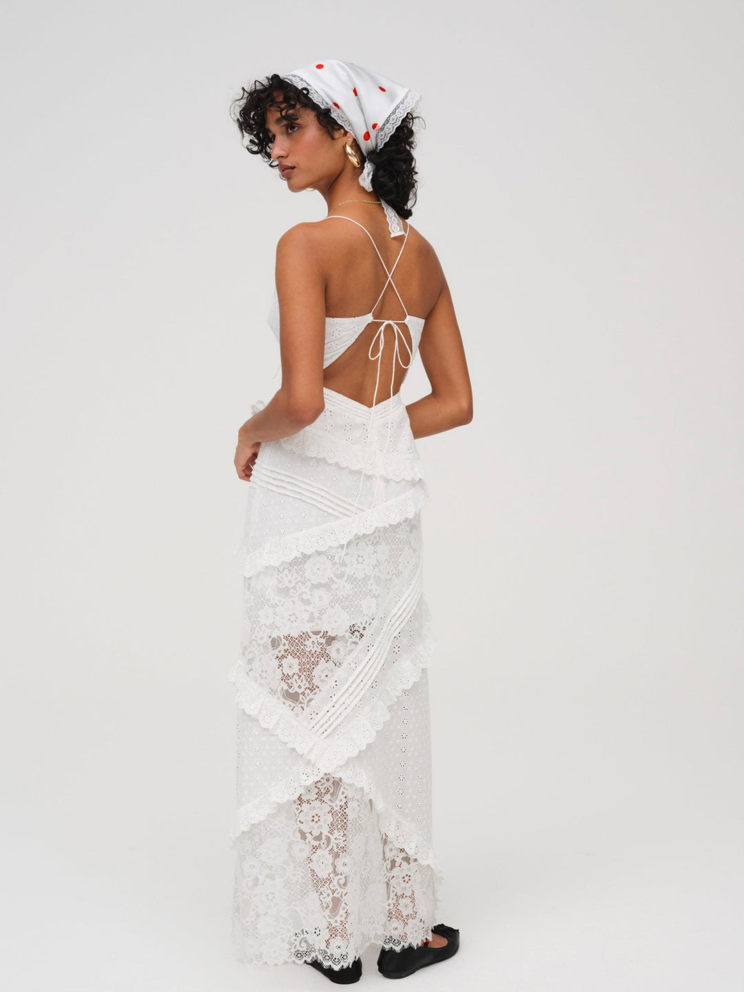 For Love and Lemons - Rosalyn Maxi Dress - White