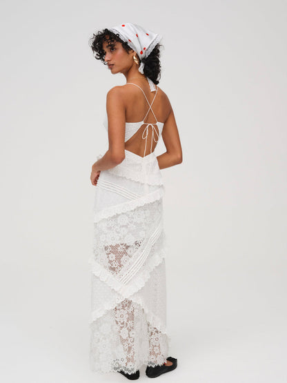 For Love and Lemons - Rosalyn Maxi Dress - White