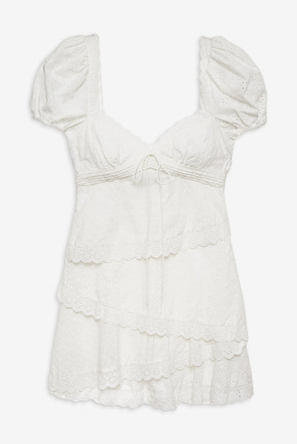 For Love and Lemons - Rosalyn Mini Dress - White