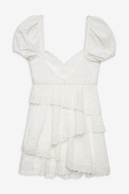 For Love and Lemons - Rosalyn Mini Dress - White