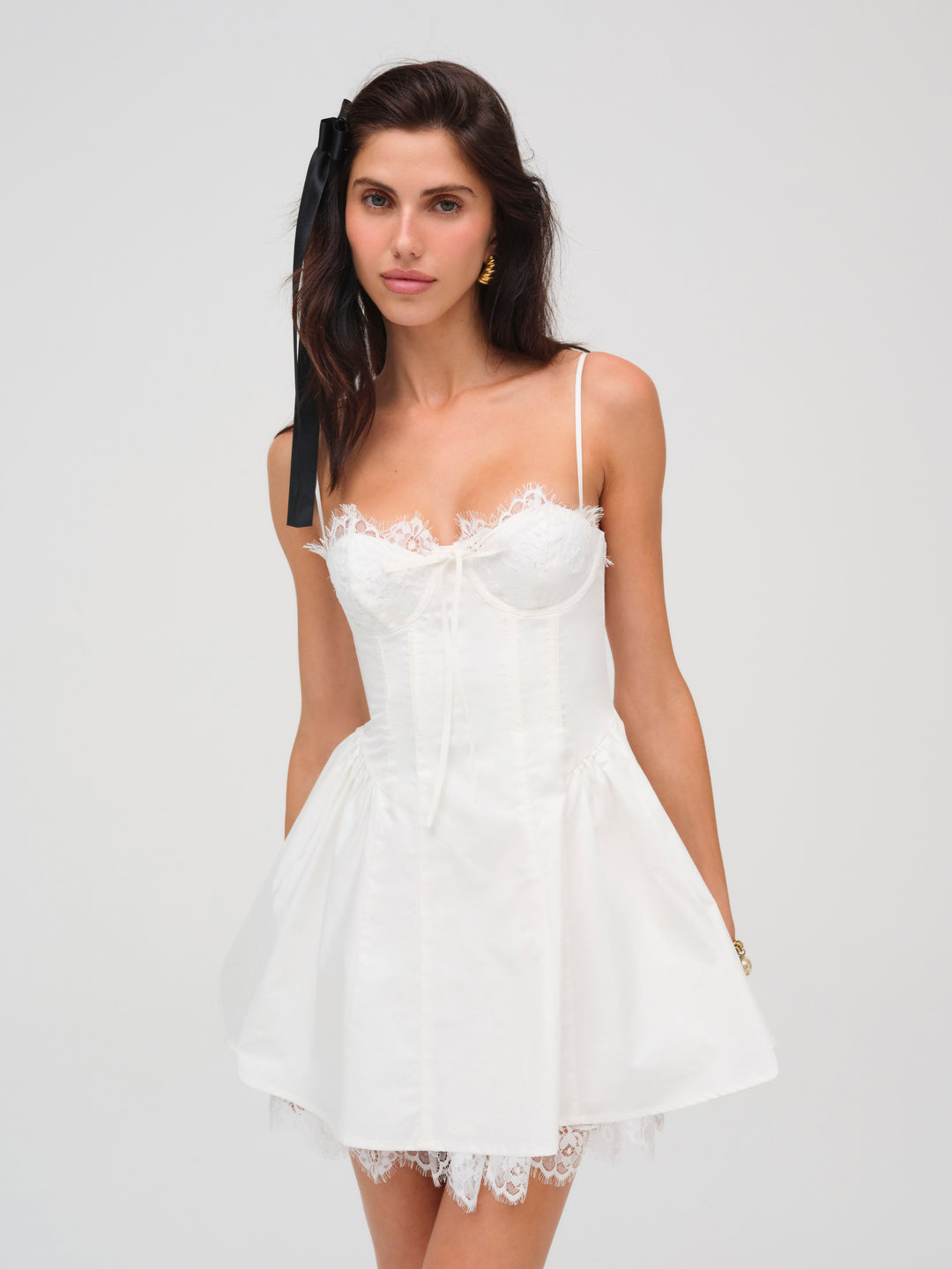 For Love and Lemons - Shae Mini Dress - White