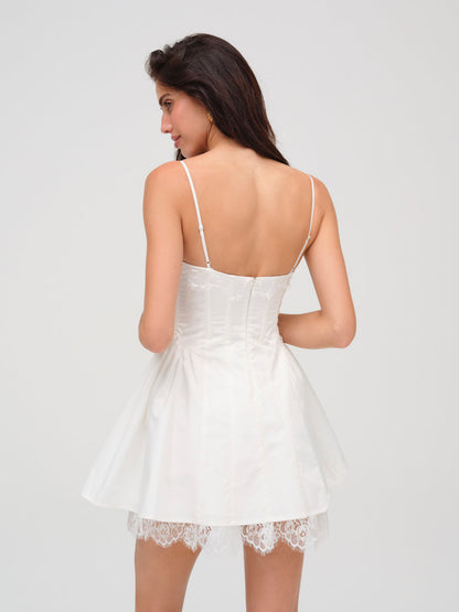 For Love and Lemons - Shae Mini Dress - White