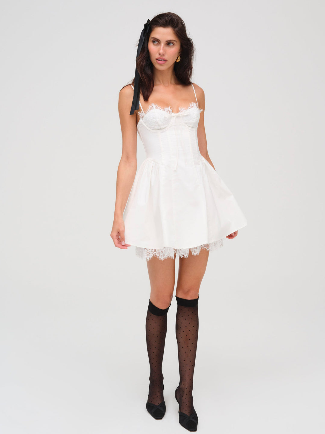 For Love and Lemons - Shae Mini Dress - White