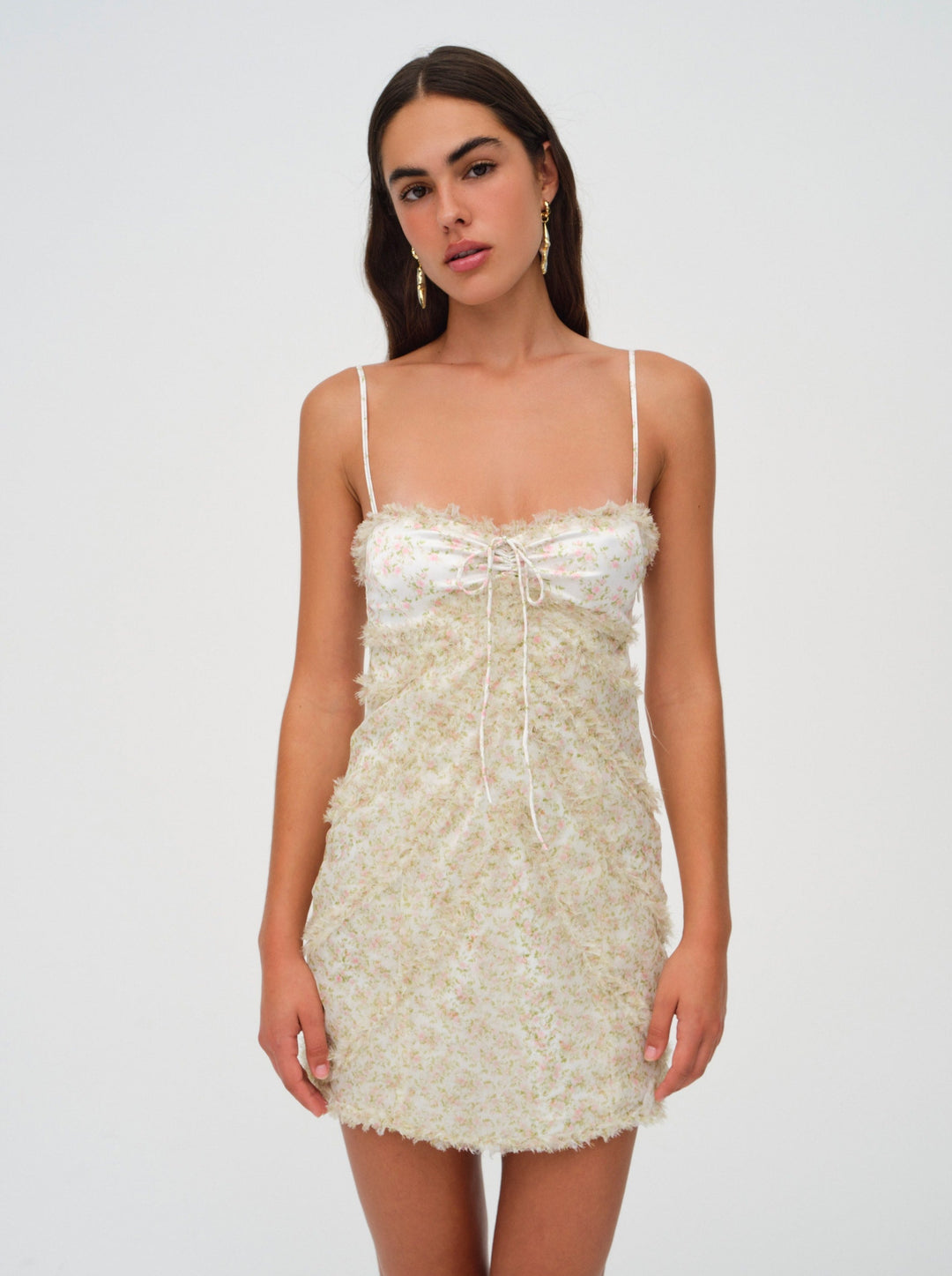 For Love and Lemons - Chania Mini Dress - Yellow