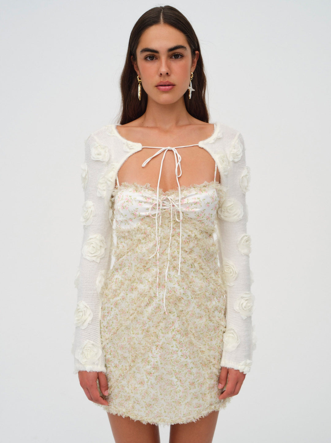 For Love and Lemons - Chania Mini Dress - Yellow