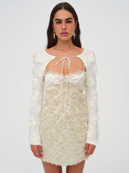 For Love and Lemons - Chania Mini Dress - Yellow