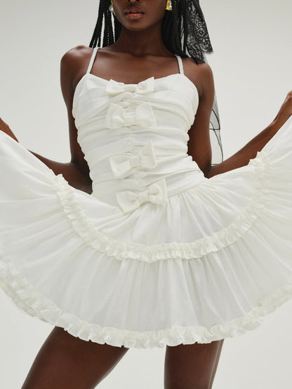 For Love and Lemons - Whipped Cream Taffeta Mini Dress - White