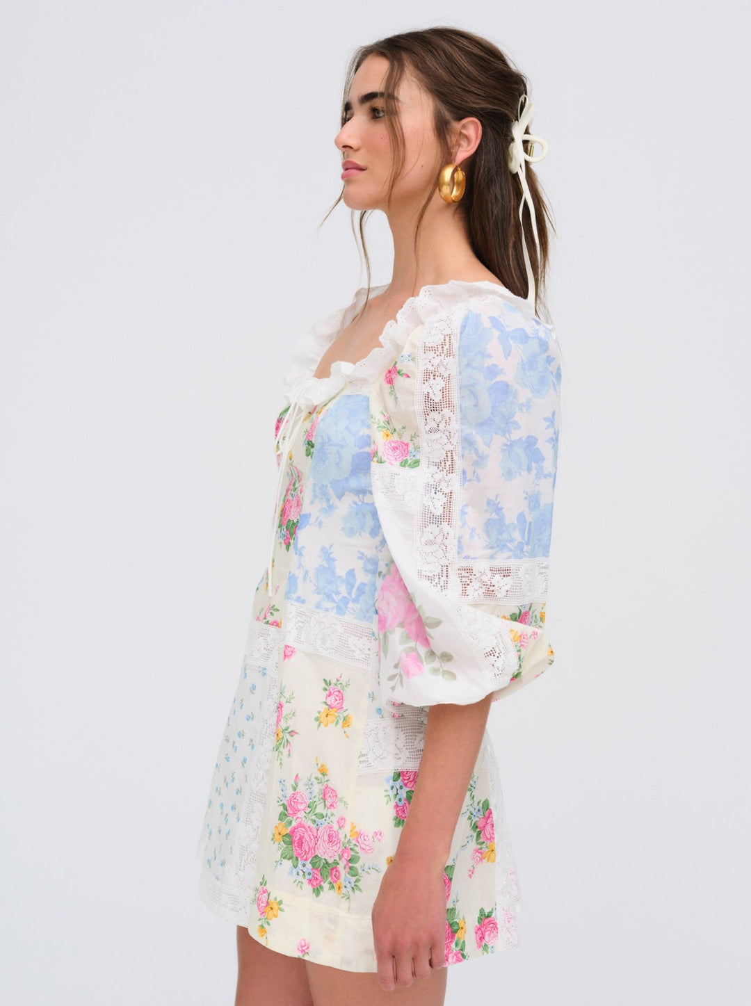 For Love and Lemons - Evelina Mini Dress - Pink