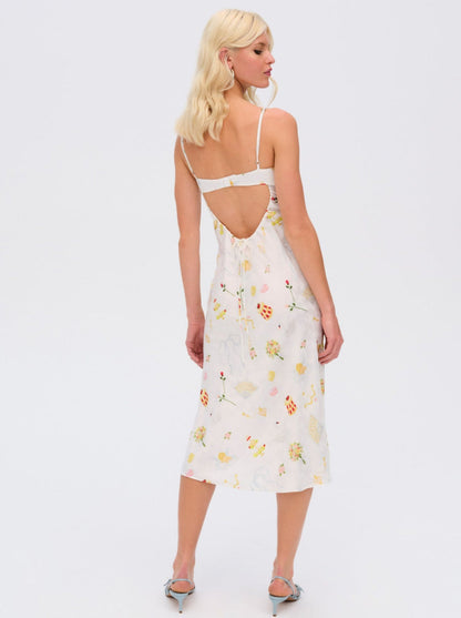 For Love and Lemons - Chania Midi Dress - White