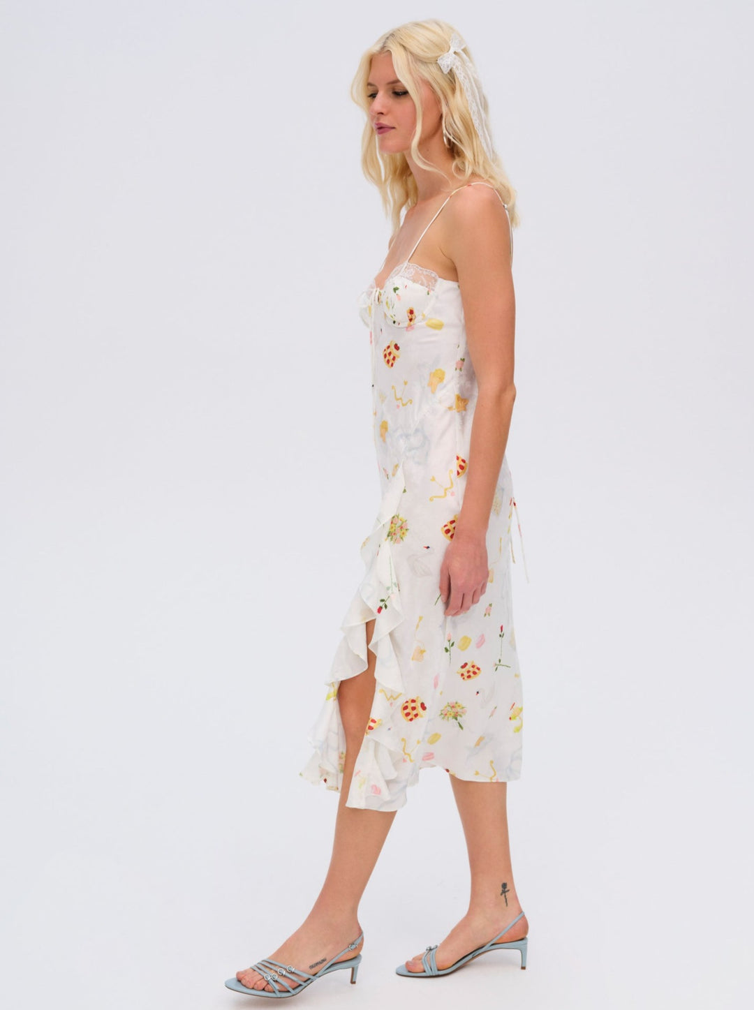 For Love and Lemons - Chania Midi Dress - White